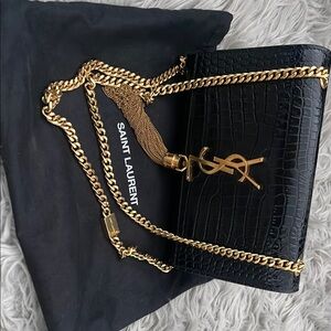 Saint Laurent Black and Gold Women's Bag
